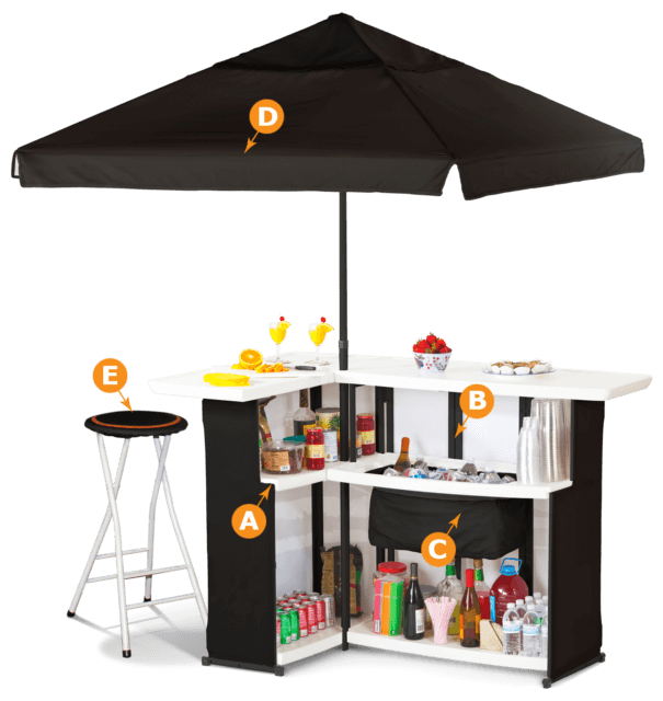 Portable bar feature